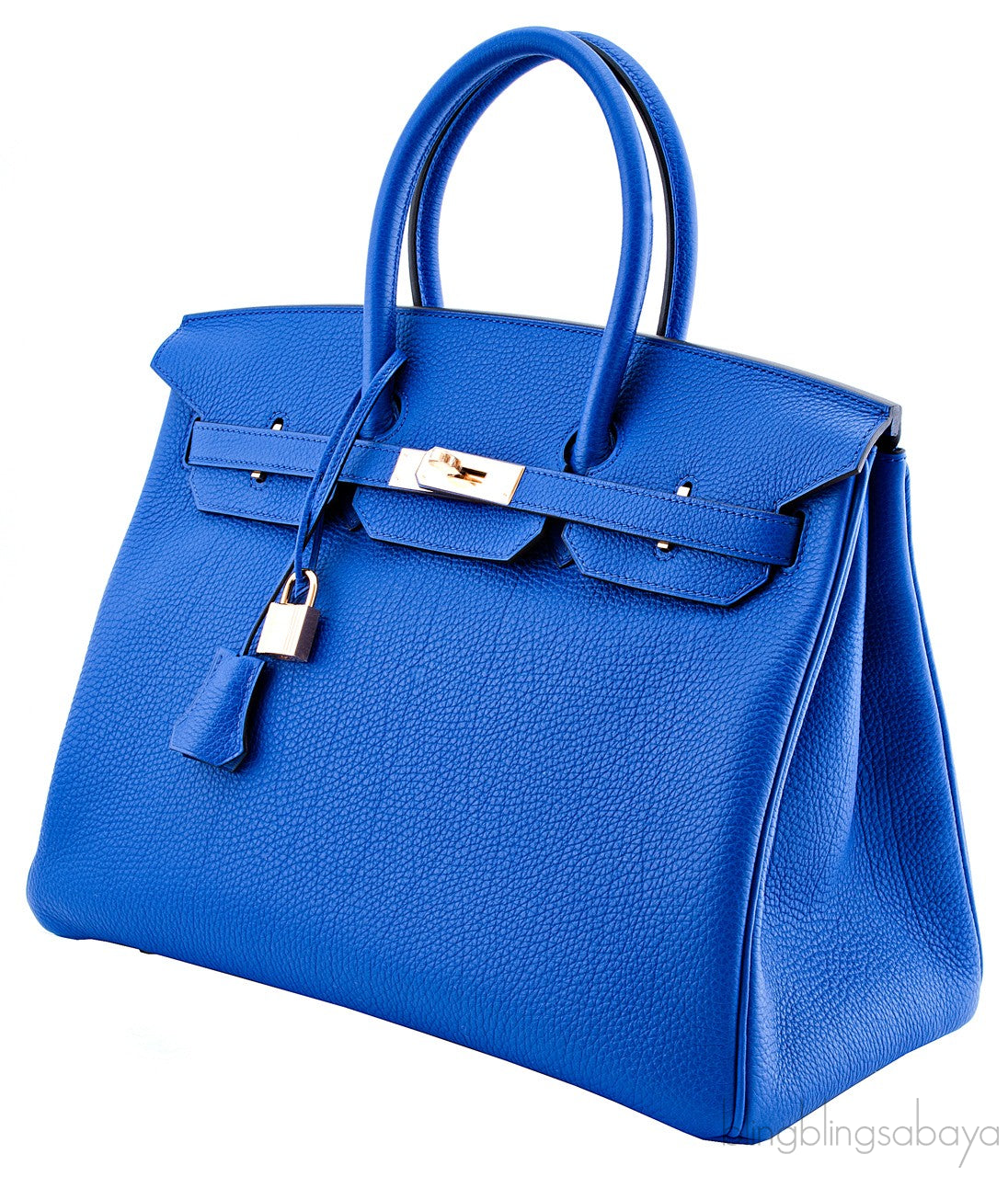 Birkin 35 Blue Electric Togo