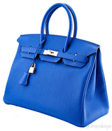 Birkin 35 Blue Electric Togo