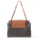 Goyard Black & Tan Routte Suople Bag PM