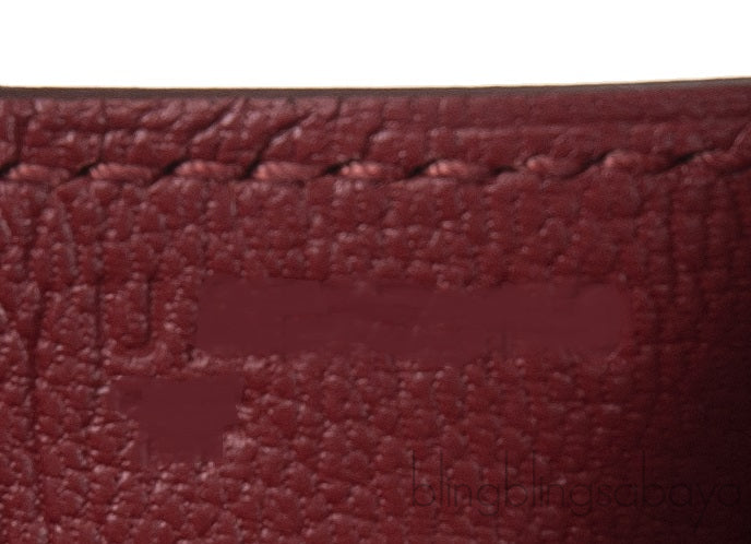 Birkin 25 Sellier Rouge Epsom GHW