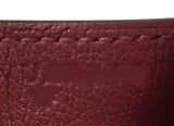 Birkin 25 Sellier Rouge Epsom GHW