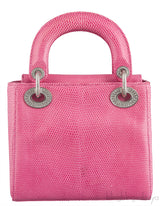 Lady Dior Pink Mini Lizard