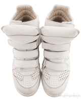 White Leather Bird Sneakers