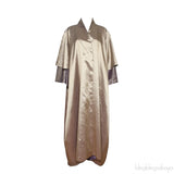 Rabelle Metallic Bi-color Kaftan Dress