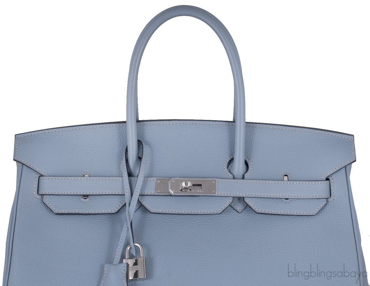 Birkin 35 Blue Lin Togo PHW