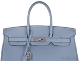 Birkin 35 Blue Lin Togo PHW