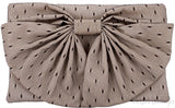 Point D\'Esprit Bow Clutch Bag
