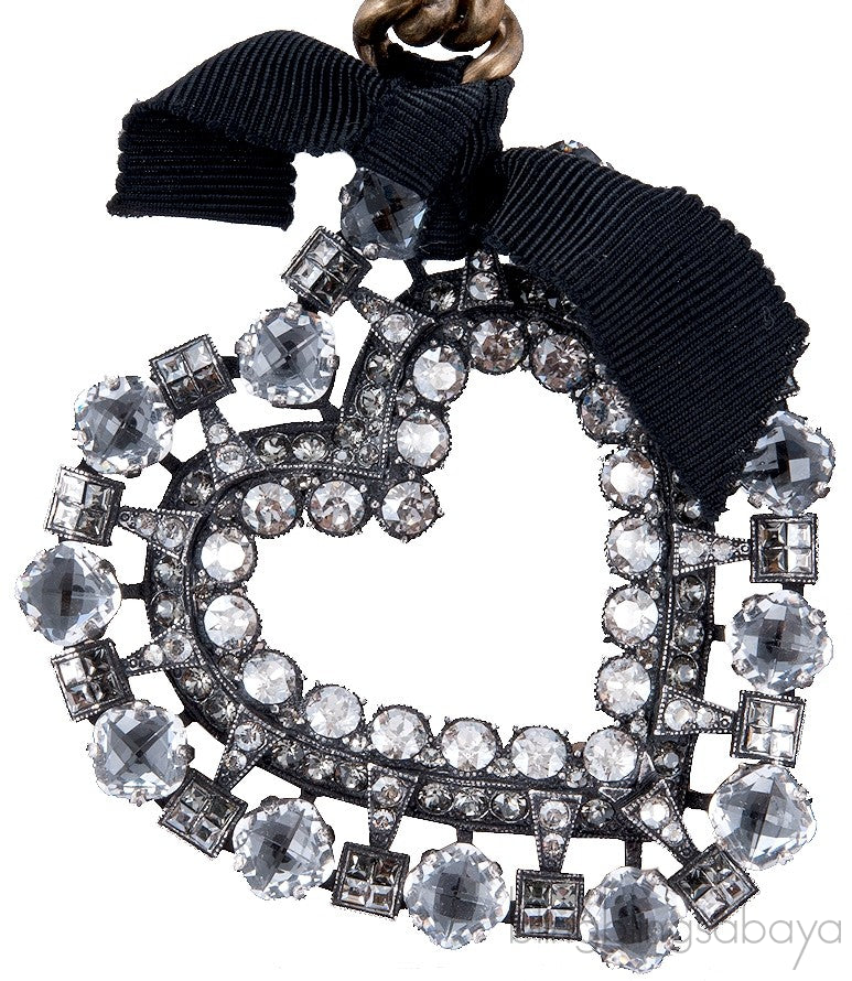 Crystal Heart Pendant Necklace