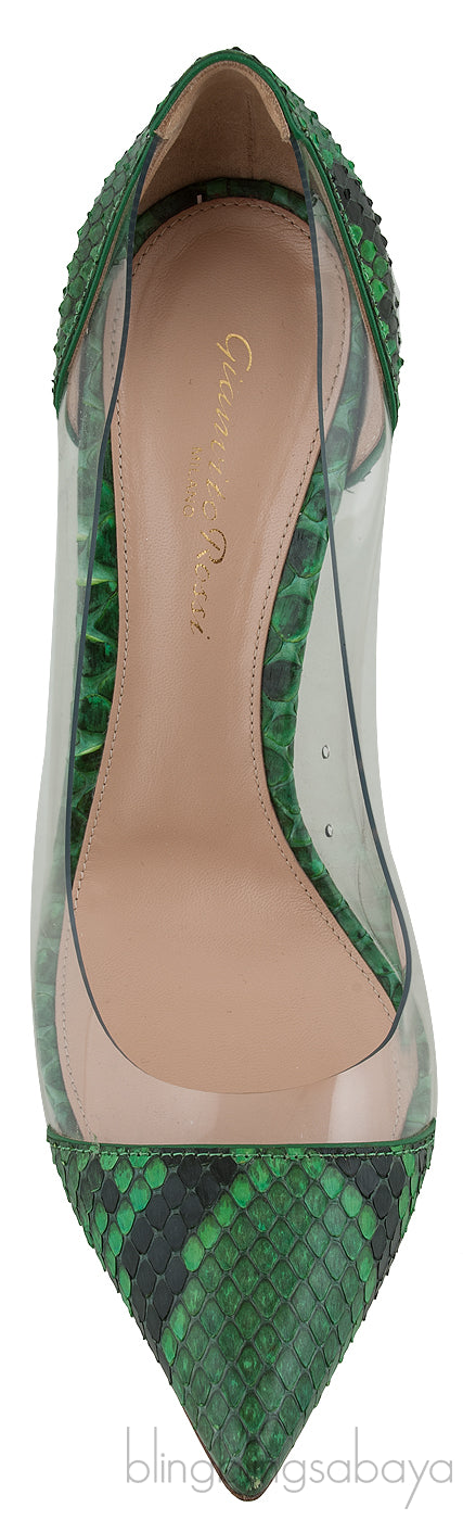 Green Python Plexi Pumps