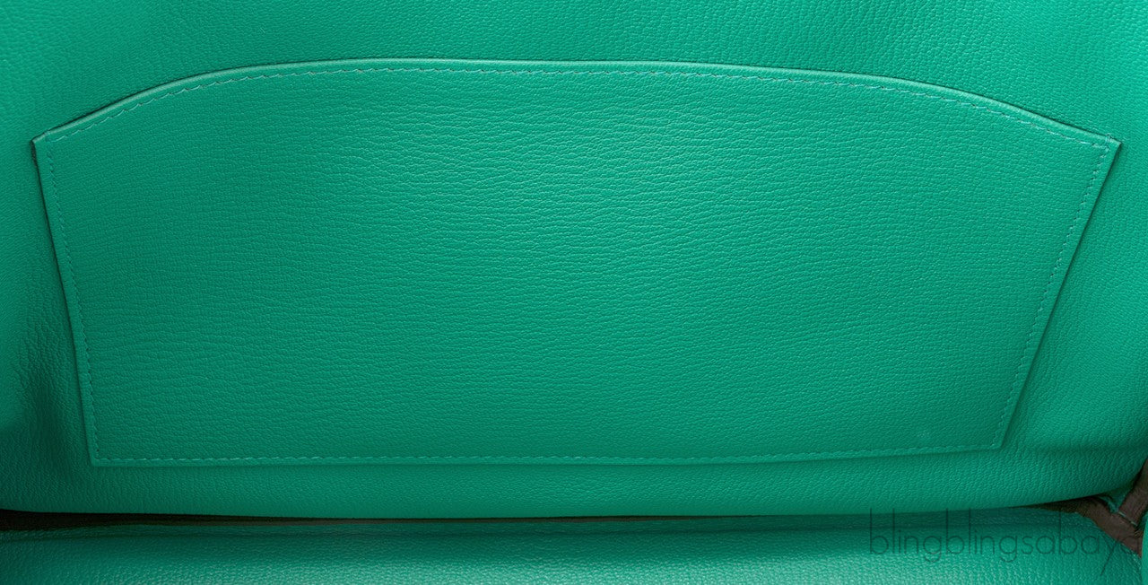 Birkin 35 Menthe Green Clem