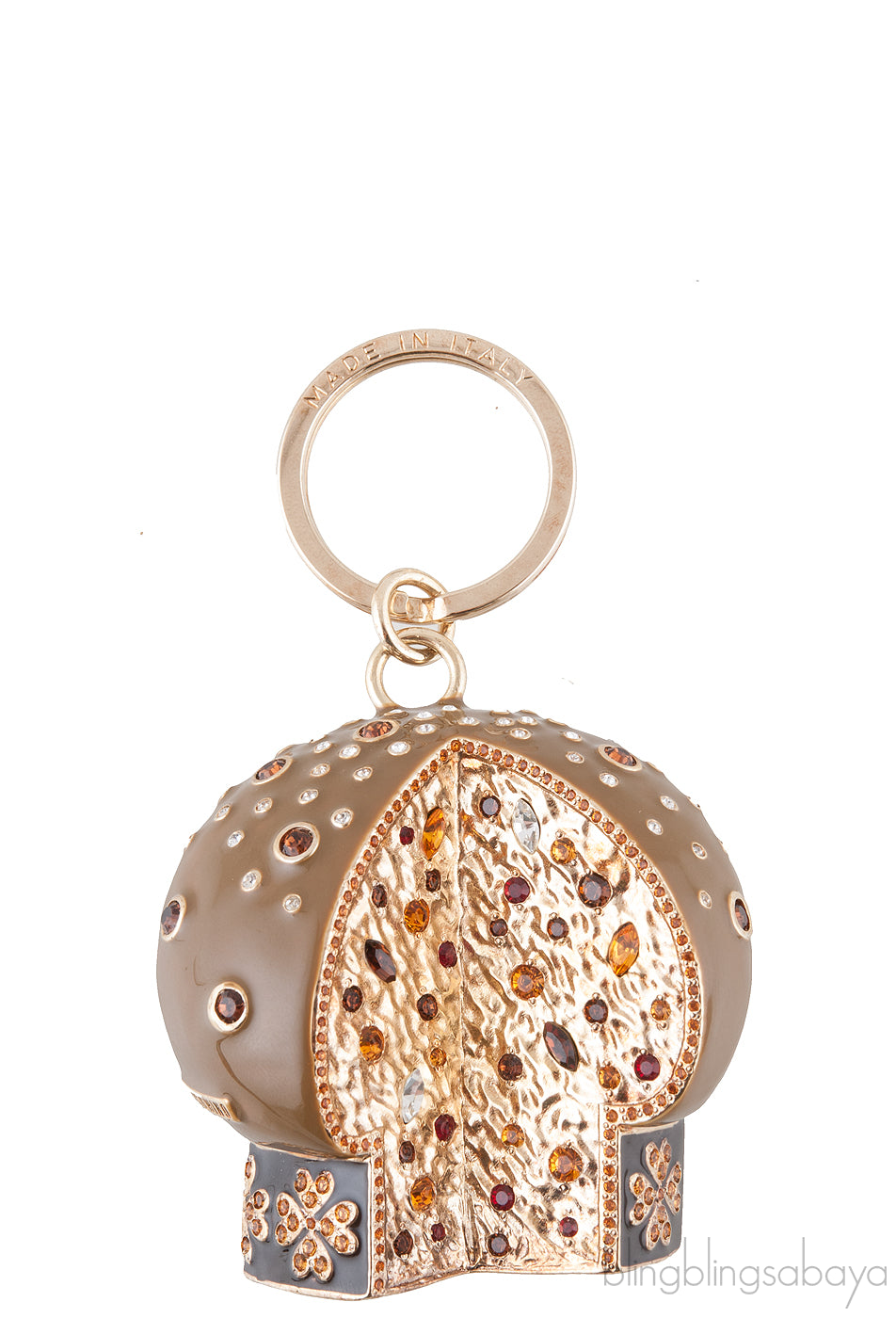 Mushroom Crystal Embellished Charm