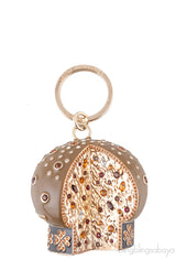 Mushroom Crystal Embellished Charm