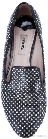 Black Crystal Mocassin