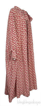 Toile Iconographe Printed Silk Midi Dress