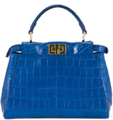 Mini Blue Crocodile Peekaboo