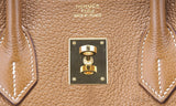 Birkin 35 Gold Taurillon Clem