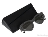 CatStyleDior 1S Grey Crystal Sunglasses