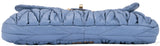 Periwinkle Matelasse Leather Clutch