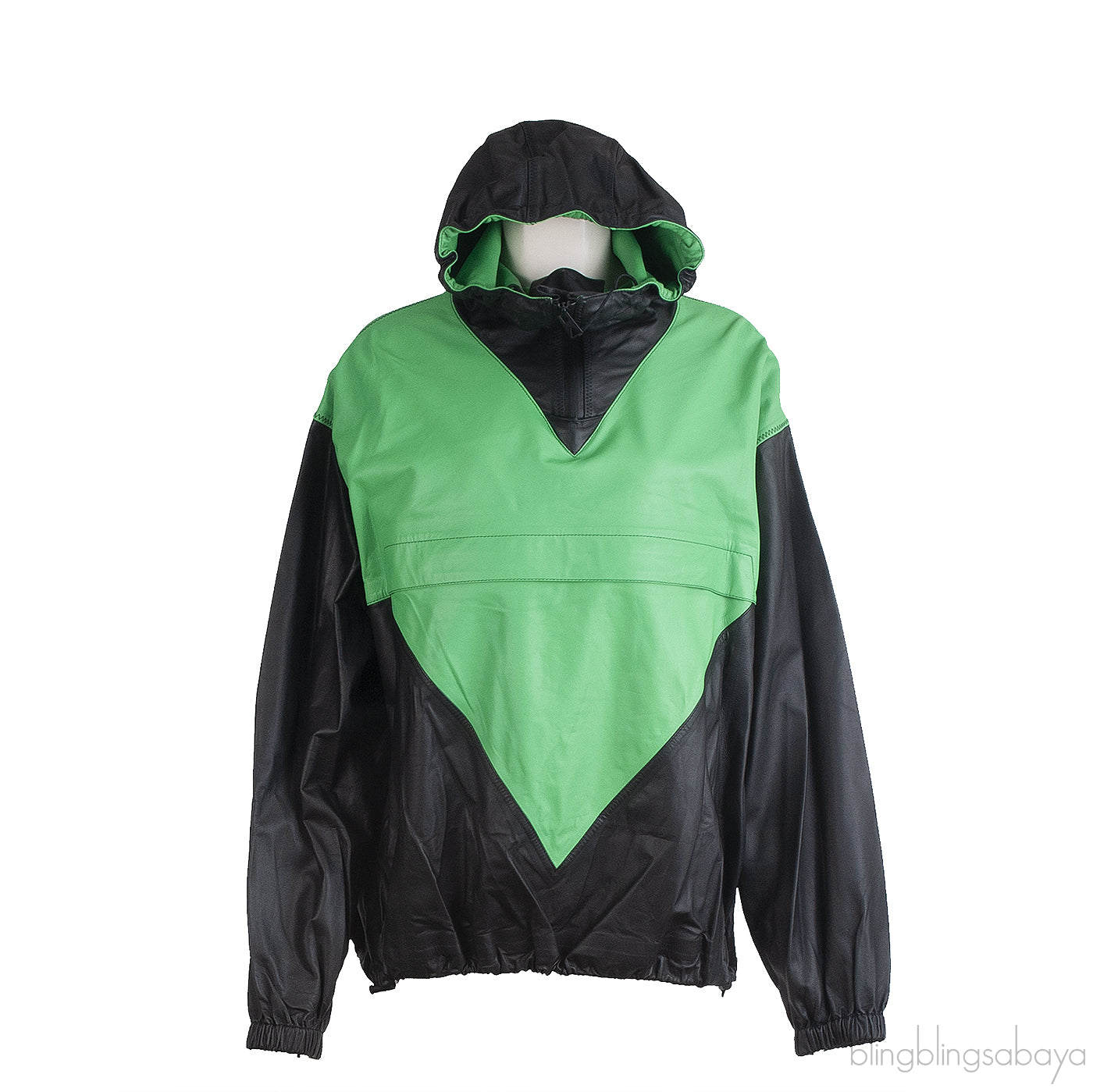 Bottega Veneta Two-tone Blouson Matte Waterproof Calf Jacket