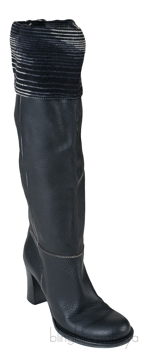 Black Leather Boots