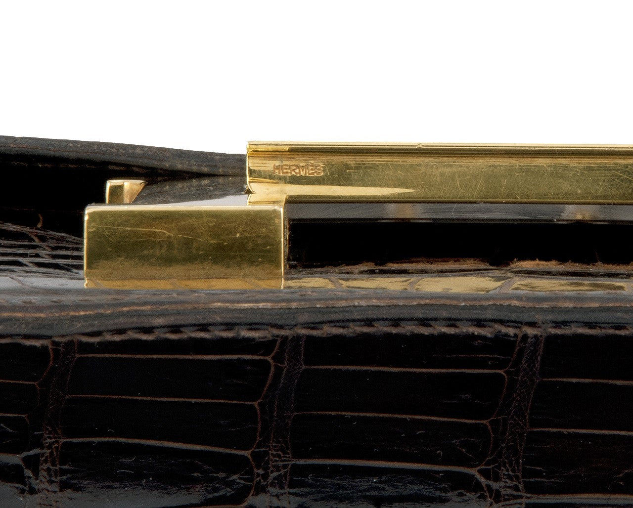 Vintage Constance Brown Crocodile