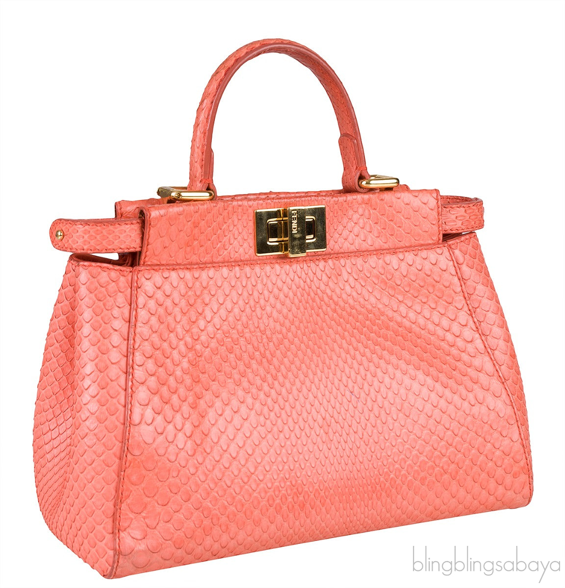 Orange Python Mini Peekaboo