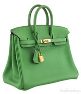 Birkin 25 Bambou Swift GHW