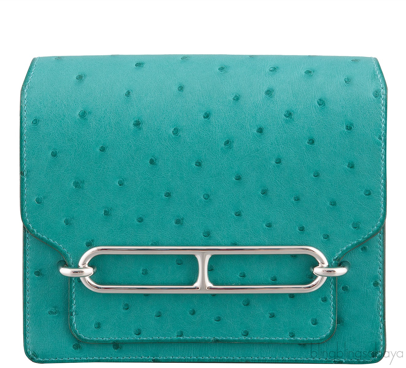 Mini Sac Roulis 18 Ostrich Vert Verone
