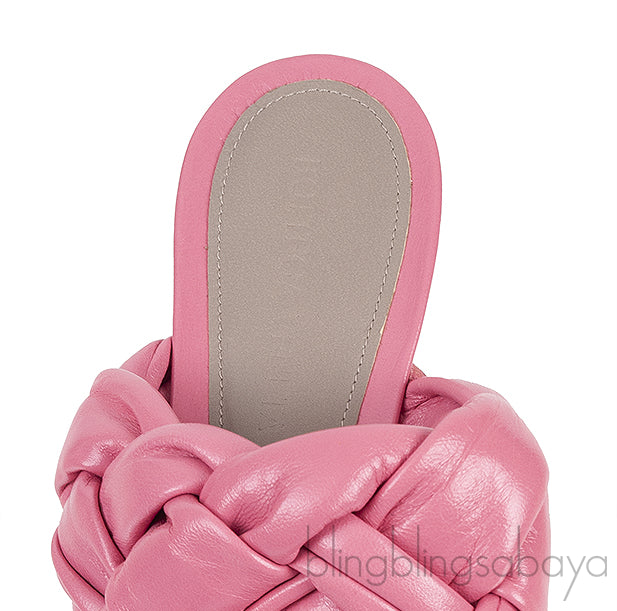 Bottega Veneta The Board Platform Pink Mule