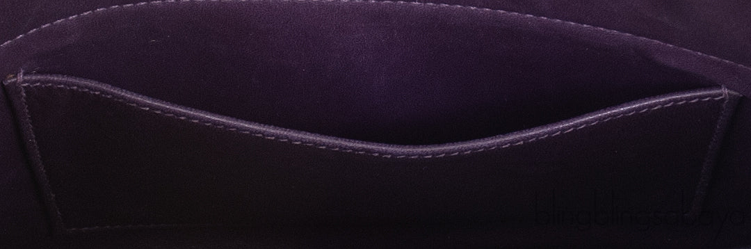 Bolide 27 Purple Ostrich Bag PHW