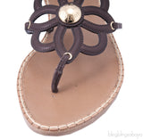Fidji Thong Leather Sandals