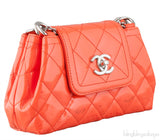 Coco Shine Accordion Patent Mini Bag