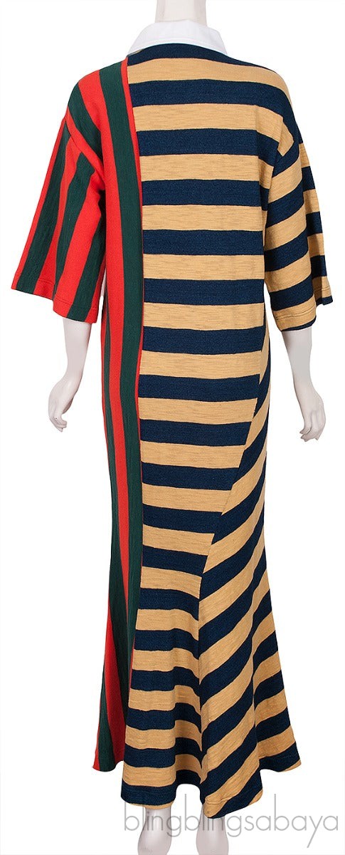 Stripes Rugby Shirt Dress