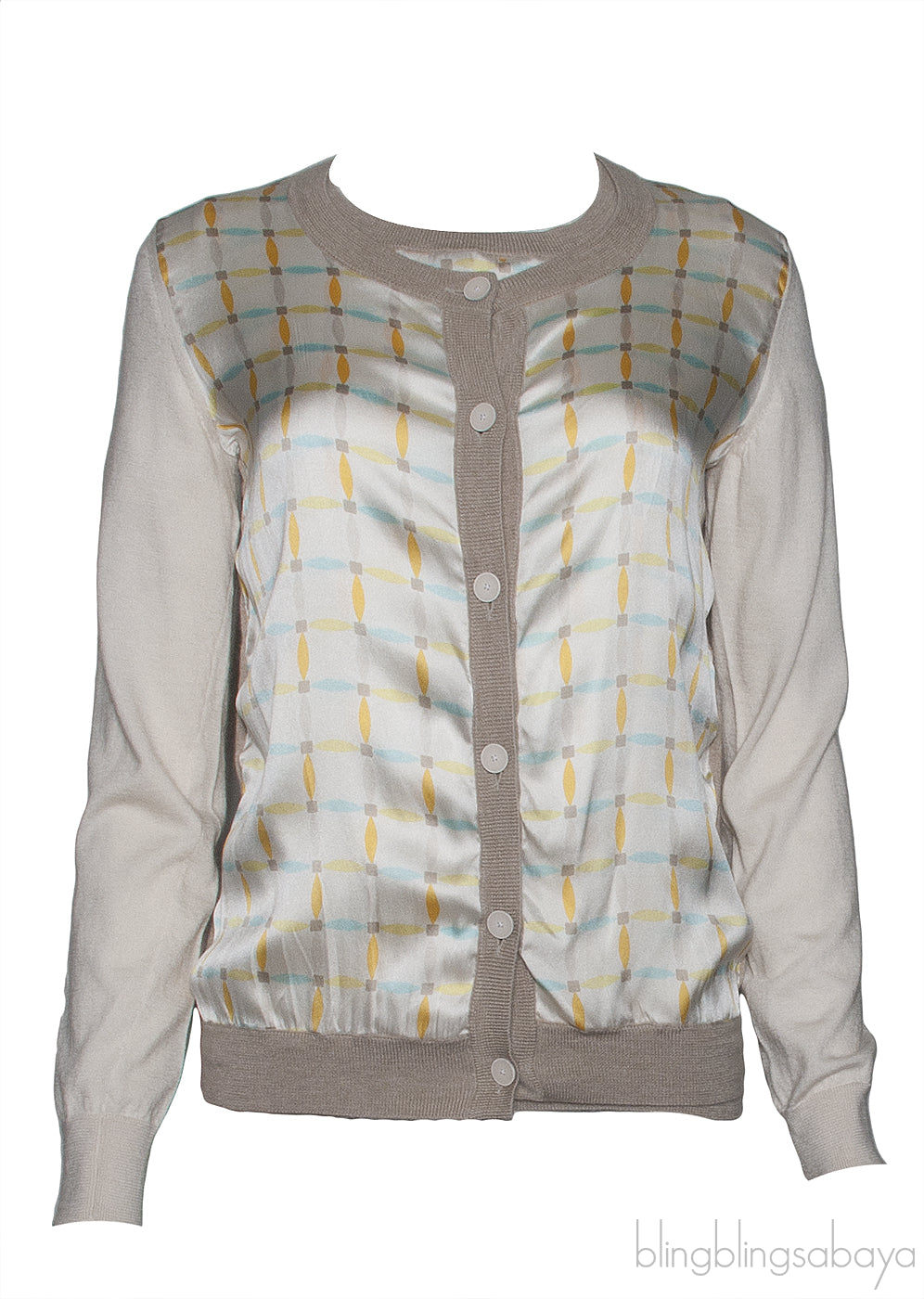 Printed Top & Cardigan