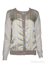 Printed Top & Cardigan