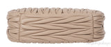 Miu Miu Beige Wander Matellase Nappa Handbag