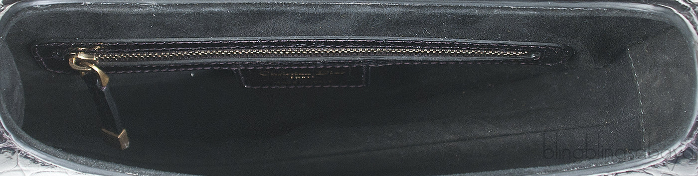 Gradient Crocodile Saddle Bag
