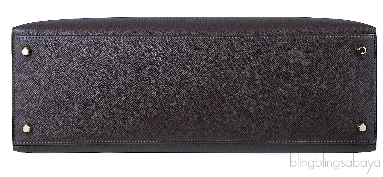 Kelly 40 Choco Brown Sellier Epsom