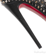 Black Spike Platform Heels