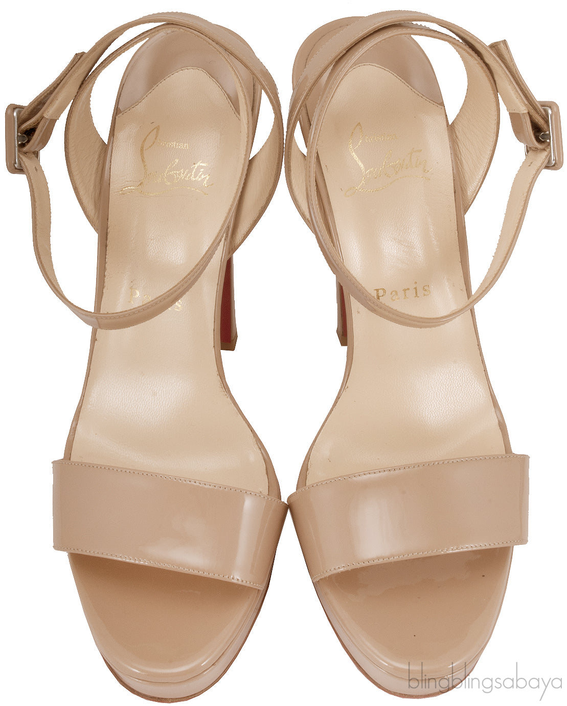 Nude Ankle Strap Sandals