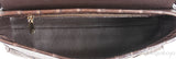 Brown Crocodile Shoulder Bag