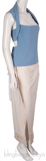 Naia Cut-out Top & Randi Fringed Skirt
