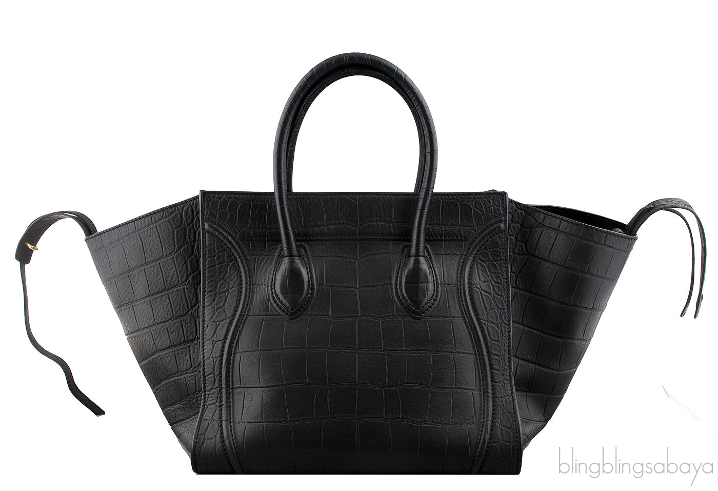 Phantom Black Croco Print