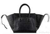Phantom Black Croco Print