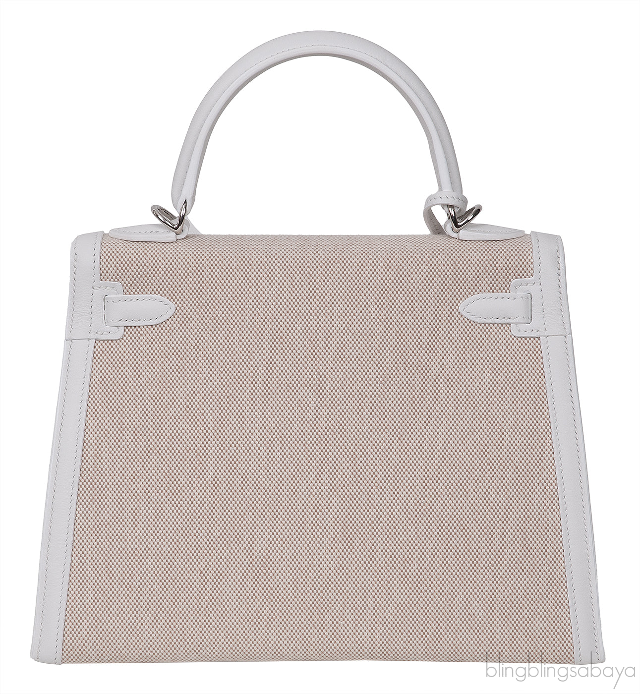Kelly 25 New White Swift Ecru Beige Toile H PHW