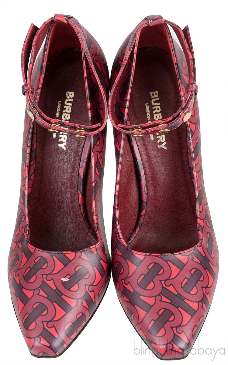 Red Wiltkin Logo Print Slingback
