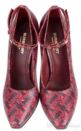 Red Wiltkin Logo Print Slingback