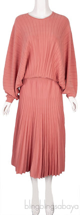 Pleated Oversize Top & Skirt