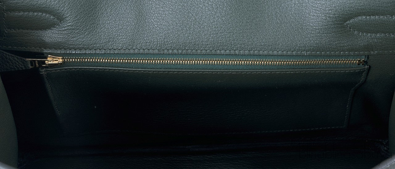 Birkin 30 Vert Fonce Togo