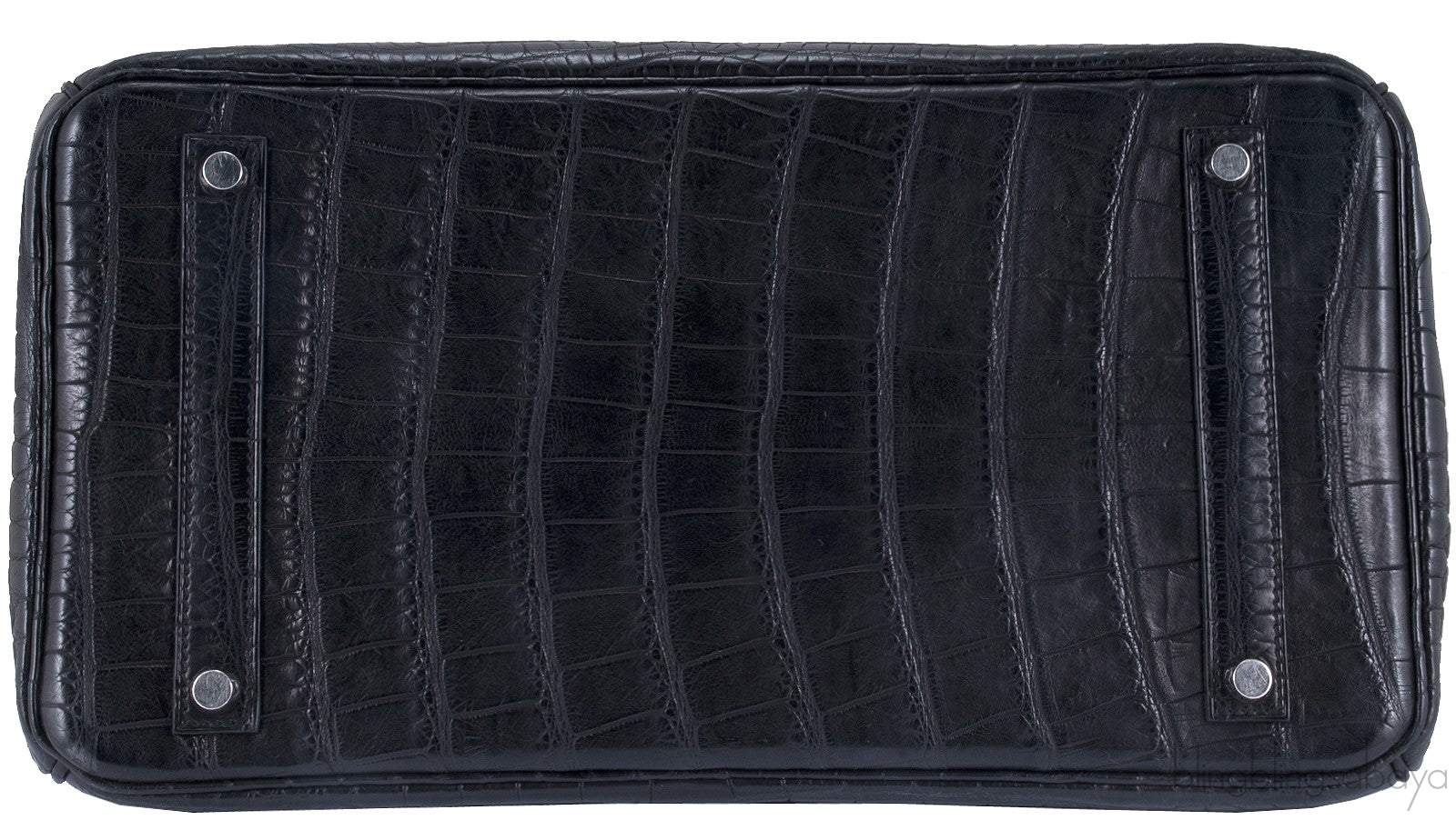 Birkin 35 Black Matte Crocodile PHW